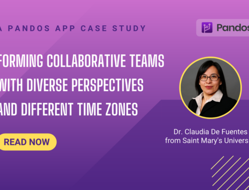 Pandos app: Forming collaborative teams with diverse perspectives and different time zones